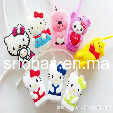 Animal Shape 3D Silicone Hand Sanitizer Holder for 1fl Oz/29ml Antibacterial Sanitizer Bottle